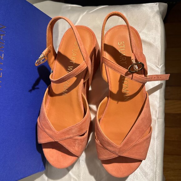 Stuart Weitzman Carmen Midi Wedge – Brand New! - Picture 2 of 4